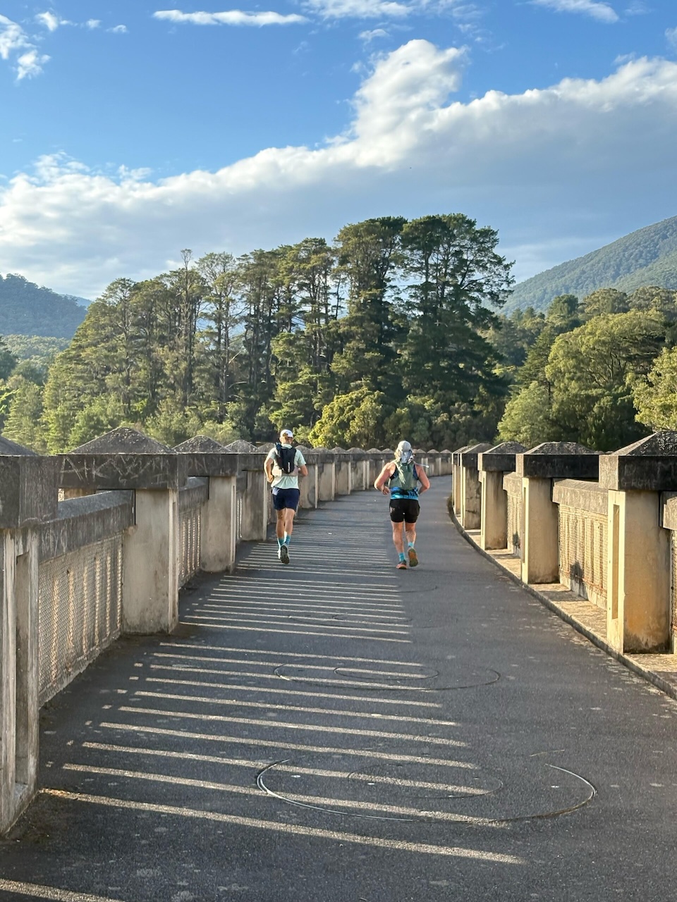 Ultra trail running race in Victoria Australia mountain terrain route